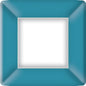 Classic Linen On Ice Blue - Square Paper Dinner Plate