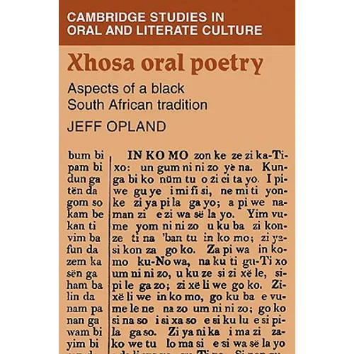 Xhosa Oral Poetry - Paperback