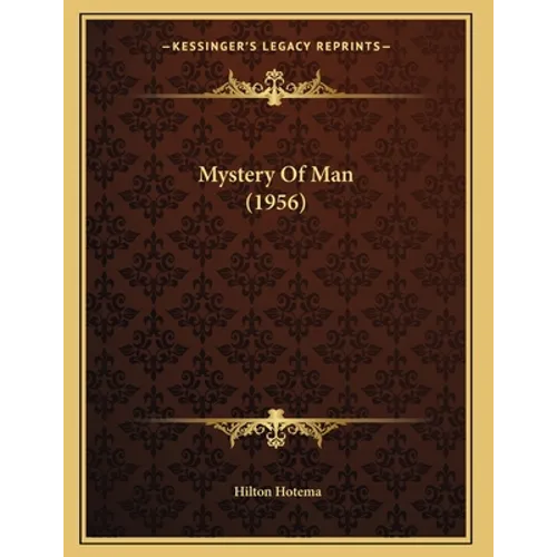 Mystery Of Man (1956) - Paperback