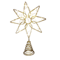 Gold Octagram Star - Tree Topper - 13 Inch