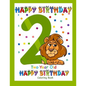 Two Year Old Coloring Book Happy Birthday: Coloring Book for Two Year Old - Paperback