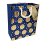Ornaments on Blue Gift Bag -
