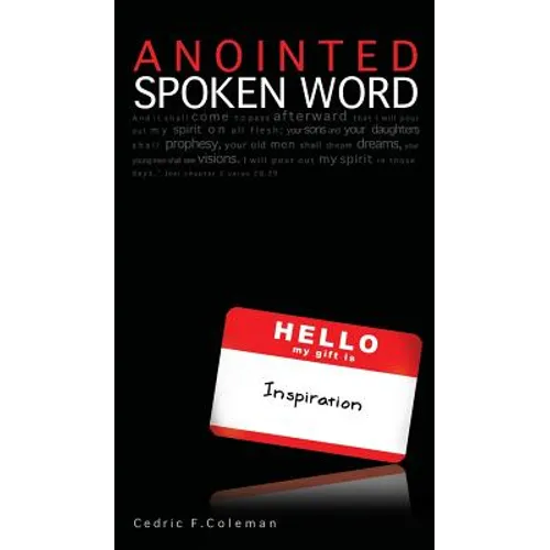 Anointed Spoken Word - Hardcover