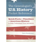 The Genealogist's U.S. History Pocket Reference - Paperback