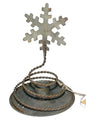 Braided Snowflake Taper Holder