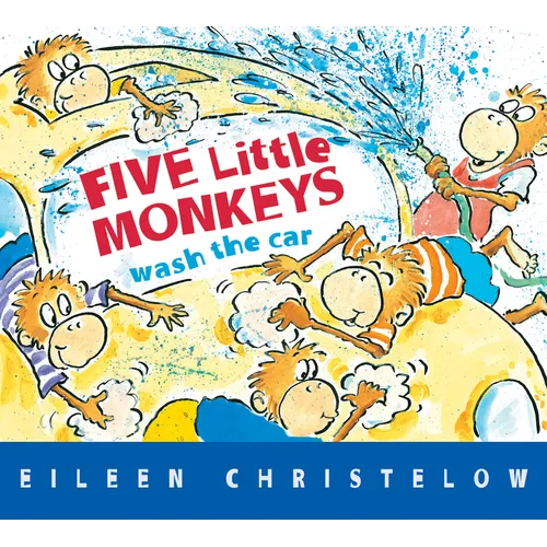 Five Little Monkeys Wash the Car Board Book - Board Book