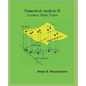 Numerical Analysis II: Lecture Slide Notes - Paperback