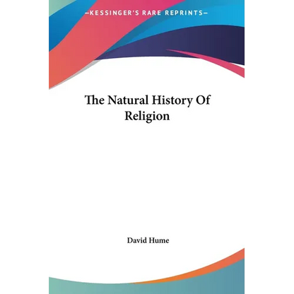 The Natural History Of Religion - Hardcover