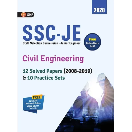 Ssc Je 2020: Civil Engineering - 12 Solved Paper (2008-19) & 10 Practice Sets - Paperback