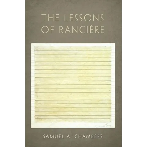 The Lessons of Ranciere - Paperback