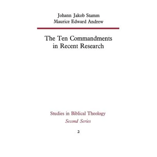 The Ten Commandments in Recent Research - Paperback
