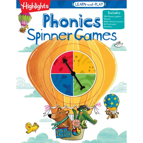 Highlights Learn-And-Play Phonics Spinner Games - Paperback