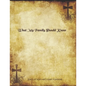 *What My Family Should Know*: Incase of Emergency Estate Planning, DNR, Christian Legacy, Final Wishes, Farewell Messages Will Planning Workbook, 8.5x - Paperback