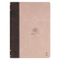 The Spiritual Growth Bible, Study Bible, NLT - New Living Translation Holy Bible, Vegan Leather, Brown/Pink Two-Tone - Leather
