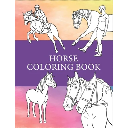 Horse Coloring Book - Paperback