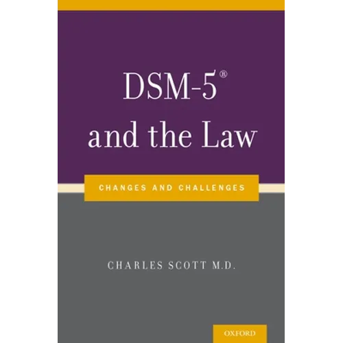 Dsm-5(r) and the Law: Changes and Challenges - Paperback
