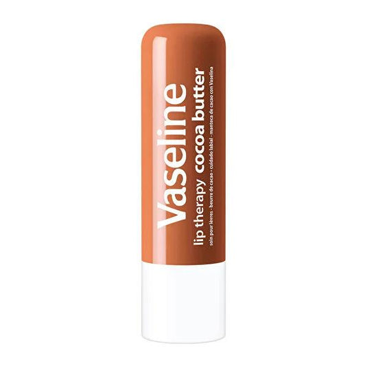 Vaseline Lip Therapy Cocoa Butter Lip Care Balm - 48 Hour Moisturization, Non-Greasy, Dry Lip Repair