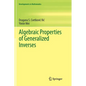 Algebraic Properties of Generalized Inverses - Paperback