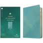 NLT Student Life Application Study Bible, Filament Enabled (Leatherlike, Teal Blue Striped, Red Letter) - Imitation Leather