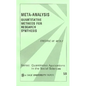 Meta-Analysis: Quantitative Methods for Research Synthesis - Paperback
