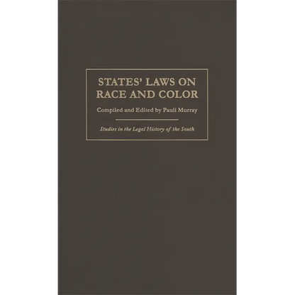 States' Laws on Race and Color - Paperback