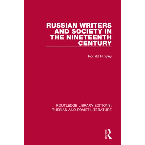 Russian Writers and Society in the Nineteenth Century - Paperback