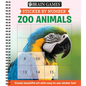 Sticker by Number: Zoo Animals - Spiral