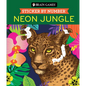 Brain Games - Sticker by Number: Neon Jungle (28 Images to Sticker) - Paperback