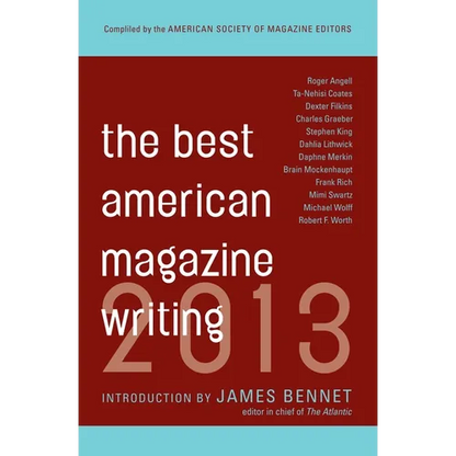 The Best American Magazine Writing 2013 - Paperback