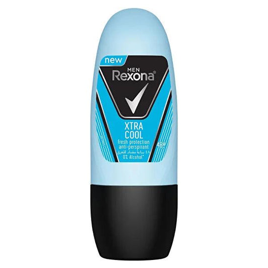 Rexona Men Mini Roll-On Extra Cool Deodorant - 48 Hour Protection, Travel Size for Active Men