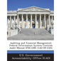 Auditing and Financial Management: Federal Information System Controls Audit Manual (FISCAM): GAO-09-232G - Paperback