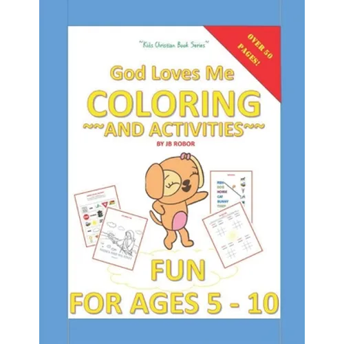 God Loves You Coloring and Activities Book - Paperback