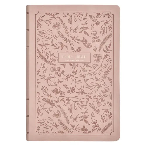 KJV Bible Giant Print Full Size Faux Leather Pink - Leather
