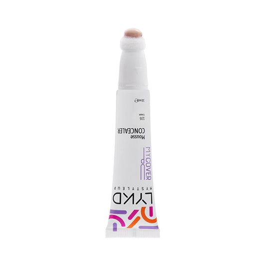 LYKD MyCover Mousse Concealer - High Coverage, Long-Lasting, Lightweight Concealer for Flawless Complexion