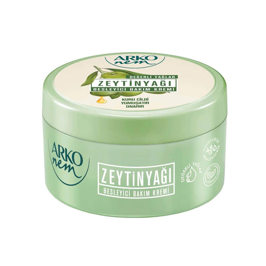 Arko Moisturizing Body Cream with Olive Oil - 8.45 fl oz, Non-Greasy, Natural Skin Care for Dry Skin