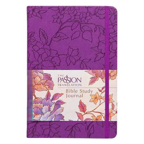 The Passion Translation Bible Study Journal (Peony) - Imitation Leather