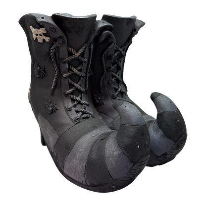 Halloween Witch Boots - Black