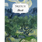 Sketch Book: Van Gogh Sketchbook Scetchpad for Drawing or Doodling Notebook Pad for Creative Artists Olive Trees - Paperback