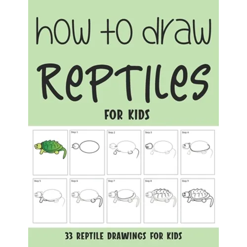 How to Draw Reptiles for Kids - Paperback