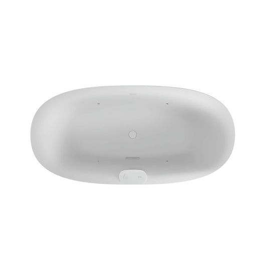 Jacuzzi Arga 69-Inch Freestanding Whirlpool Bathtub [JAGF6934PCL6IPW/M] (SAK85921)