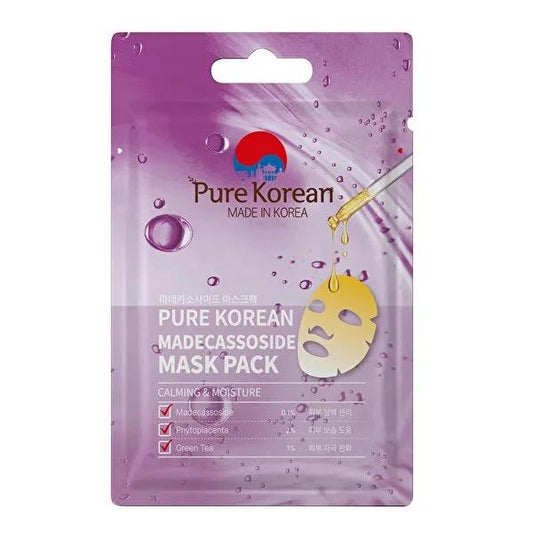 Pure Korean Madecassoside Face Mask for Sensitive Skin - Soothing & Moisturizing Skincare