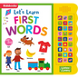 27-Button Sound Book Let's Learn First Words - Board Book