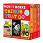How It Works: Things That Go 3-Book Boxed Set: Digger; Rocket; Tractor - Hardcover