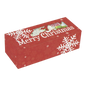 Holiday Treat Box 2 Pack - Snowflakes on Red