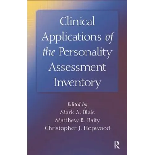 Clinical Applications of the Personality Assessment Inventory - Paperback