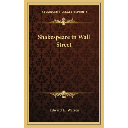 Shakespeare in Wall Street - Hardcover