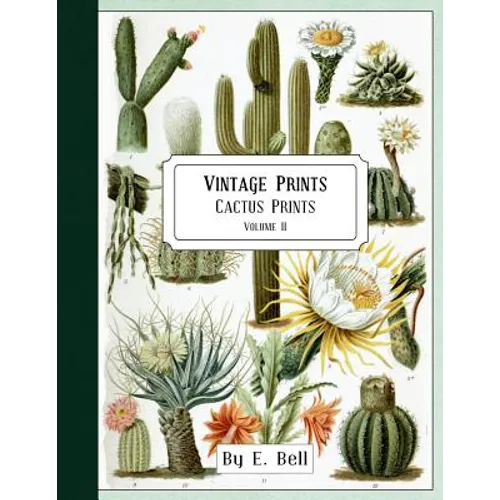 Vintage Prints: Cactus Prints - Paperback