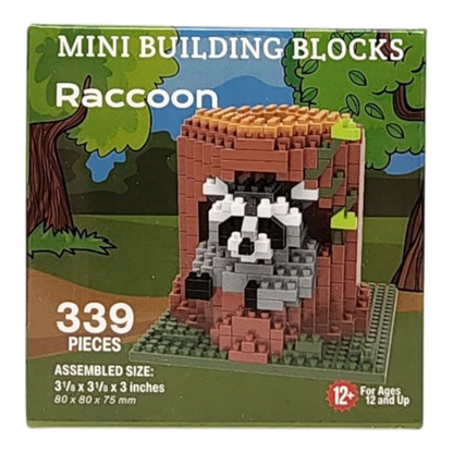 Mini Building Blocks - Raccoon