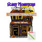 Scary Monsters Halloween/Horror Movie Word Search: The scariest large print word search puzzle book for adult and teens - Paperback