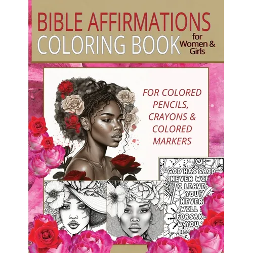 Bible Affirmations Coloring Book for Women & Girls - Paperback